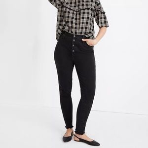Madewell Button Front High Rise Jeans 34 Tall